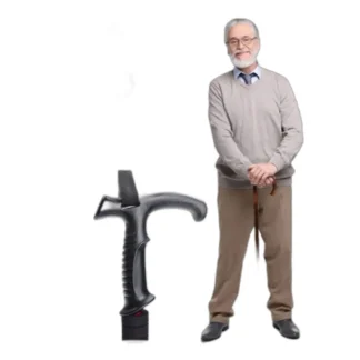 Regulowana aluminiowa laska ortopedyczna dla seniorów — zdjęcie 1