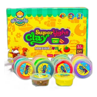 Kolorowa masa modelująca do twórczych formatek i prac ręcznych — zdjęcie 1