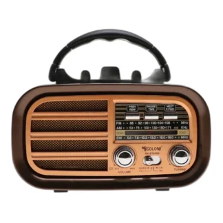 Przenośne radio FM z Bluetooth i panelem solarnym — zdjęcie 1