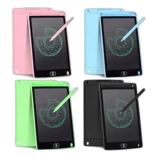 Komplet 4 tablic do rysowania A4 z dużym ekranem i funkcją kasowania — zdjęcie 1