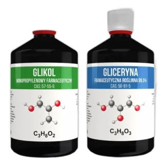Zestaw GLICERYNA roślinna 99,5% + GLIKOL propylenowy min. 99,9% 1000 ml — zdjęcie 1